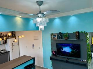 Apartamento pé na areia praia Tombo - Guarujá - 2