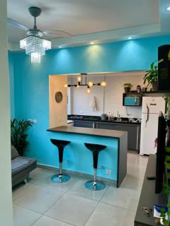 Apartamento pé na areia praia Tombo - Guarujá - 8
