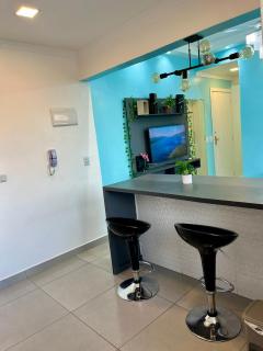 Apartamento pé na areia praia Tombo - Guarujá - 6