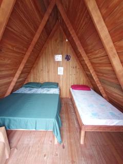 Cabana com Ar condicionado e area de cozinha e banheiro compartilhado a 10 minutos do Parque Beto Carrero - 9