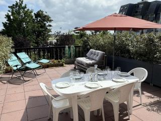 Cabourg: Appartement Rez-de-Jardin, Accès Plage, Terrasse, Parking, WiFi - FR-1-487-371 - Cabourg - 0