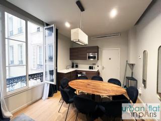 Urban Flat 110 - Luxury 3 Bedroom near Galeries Lafayette - Parijs - 9