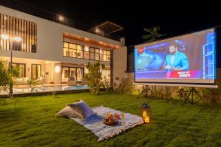 StayVista at The Amaryllis with Heated Pool & Projector Set-Up - Karjat - 5