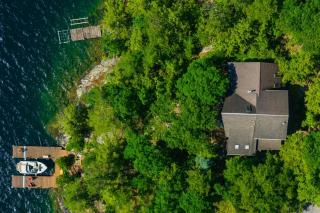 Waterfront Lake George Lodge with Boat Dock and Deck! - 9