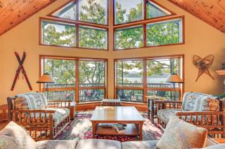 Waterfront Lake George Lodge with Boat Dock and Deck! - 8