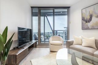 Contemporary CBD Living From Level 23 at West Side - Melbourne - 9