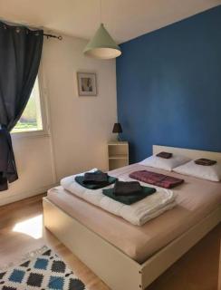 Appartement Clermont-Ferrand F3 2 chambres 1 chambre avec 1 lit simple et 1 chambre avec 2 lits doubles - Clermont-Ferrand - 2