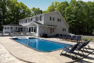 Hot Tub While Taking In Lake Front View - 1