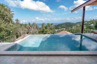 2br Modern Balinese pool & sea view villa #9 - Ko Phangan - 0
