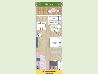 New, central studio with garden terrace and much privacy - Zurigo - 7