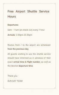 Sun Day Apartments Free Airport Shuttle - Artemida - 9