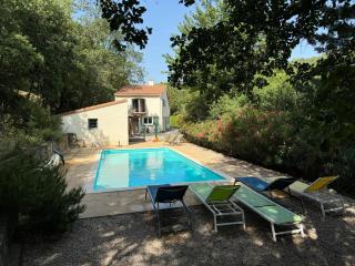 Maison avec piscine chauffée entre mer et montagne - Montauriol - 5