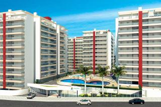 Apartamento com vista para o mar e sacada gourmet - Bertioga - 0