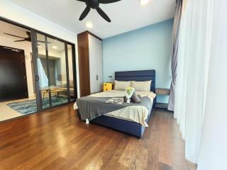 Almas Suites 스타일리시 무지 스튜디오, 스텔라 국제학교까지 도보 2분 STAY - Nusajaya - 0