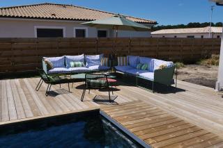 Villa contemporaine avec piscine - Vensac - 8