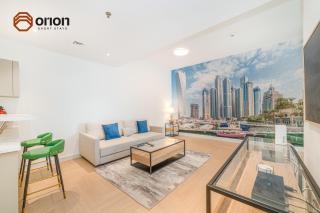 Stunning 1 Bed Apt in Marina with Partial Sea View - High Floor - Next to Tram Stop - 5 mins Walk to Beach - Dubai - 8