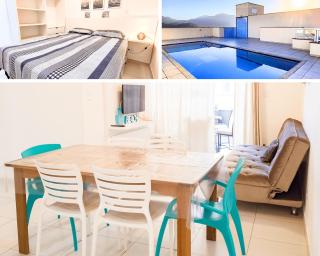 Apto espaçoso no Itaguá | varanda Gourmet | Ar-condicionado | Piscina externa - 0