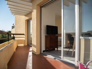 T2 + cabine, parking, clim, 250m de la plage - FR-1-803-18 - 1