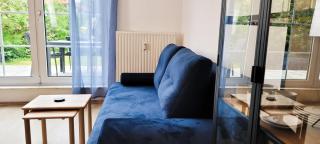 Terrasse - Parkplatz - TV im Boxspringbett - Küche - Jena - 5