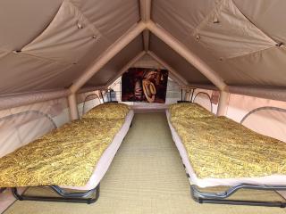 Luxuszelt in einer Pferdeherde -  - 7