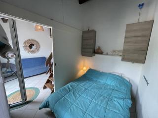 Charmante villa climatisée T2 mezzanine, 6 pers, terrasse ensoleillée, proche plage et commerces - FR-1-106-37 - Saint-Cyprien - 4