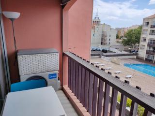 Studio meublé climatisé centre port cap d'Agde - 3