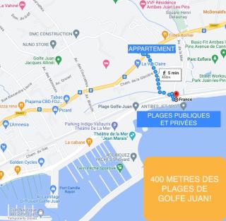 Cosy 1 bed in Golfe Juan - tennis * pool & beach! - Vallauris - 8