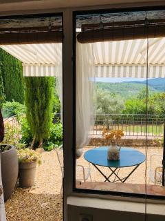 Luberon Provence Swimming pool Terrace View for 2 - Viens - 9