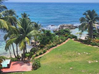 Villa Tesoros del Mar - Luxury Beachfront Villa with Natural Pool, Jacuzzi, Mountain Views, Yoga, BBQ, Wi-Fi, Pet & Family Friendly, Barahona Adventures - El Arroyo - 3