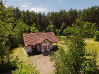 Jagodowy Zakątek, całoroczny dom na wyłączność w lesie, balia, cisza, kominek, weranda, stawy - Tuczna - 1