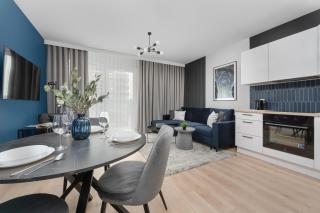 Eleganckie Studio we Wrocławiu z Parkingiem i Biurkiem do Pracy Zdalnej by Noclegi Renters - Wroclaw - 3