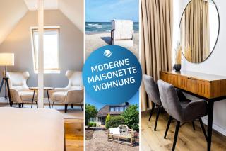Moderne Maisonette Ferienwohnung mit Gartenzugang, nur 7 Gehminuten zum Strand, Parkplatz & Fahrradunterstellplatz - Scharbeutz - 9
