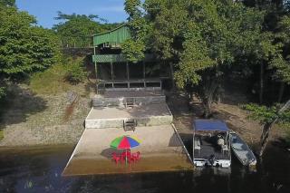 Sitio completo no rio aneba com quiosque e praia - 2