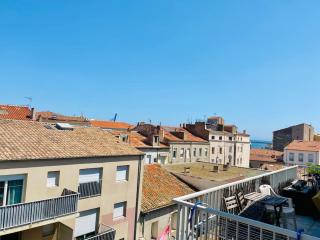 ''Loulou'' T1 moderne et lumineux, centre ville, wifi, parking - Sète - 6