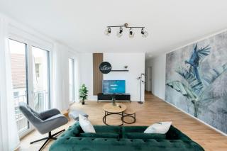koCASA-Apartments 02, Design, City-Center Böblingen, Stellplatz, Balkon, Waipu-Tv - Böblingen - 4