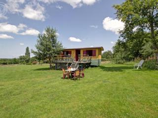 Roulotte pittoresque 4 pers avec animaux admis, draps et ménage inclus - FR-1-496-308 - 9