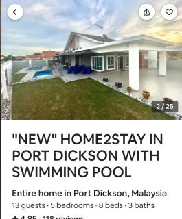 PD Swimming Pool 5 ROOM Homestay - Port Dickson - 9
