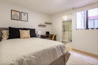 Bedroom with Private Bathroom in Roma Norte in Mexico City - Città del Messico - 0
