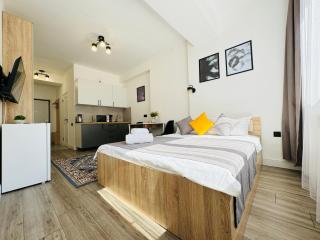 417I1 Gray and Yellow apartment Sholpan city - 3