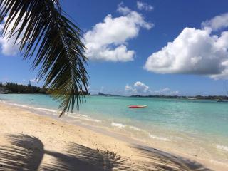 Bel appartement sur la route côtière à 50 m d une très belle plage - Grand-Baie - 0