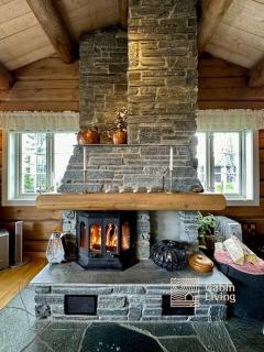 Large log cabin at Sjusjøen with sauna, fireplace and panoramic view - 6