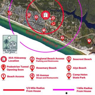 Walk to Rosemary - Poolside, 4 Bikes, Beach Access - Inlet Beach - 7