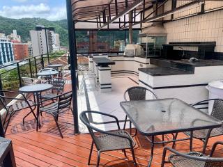 COBERTURA Guarujá Churrasqueira e Piscina Privativas - Guarujá - 7