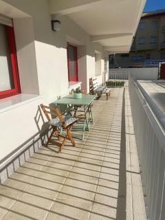 Apartamento amplio con terraza y piscina - Sanxenxo - 9