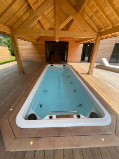 Suite climatisée de 120 m2 avec spa de nage, sauna et balnéo - - 2