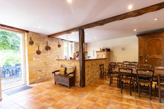 Maison en pierre piscine clim - Varennes - 4