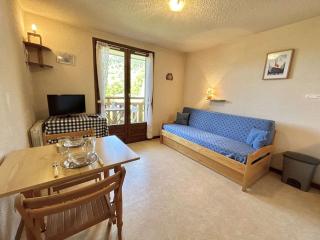 Studio confortable avec balcon, proche des pistes - 2 couchages à Demi-Quartier - FR-1-597-18 - 0