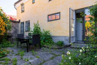 Charming Garden View Apartment with Terrace & grill - Visby - 7