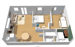 Zenitude-T3-Terrasse-Parking - Agen - 3