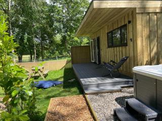 Luxury Chestnut Lodge with Hot Tub and Games Room - Toppesfield - 0